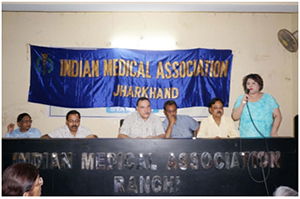 Announcing calling off of the strike by IMA after written commitment of fulfilling all the demands within two months by Health minister in written form